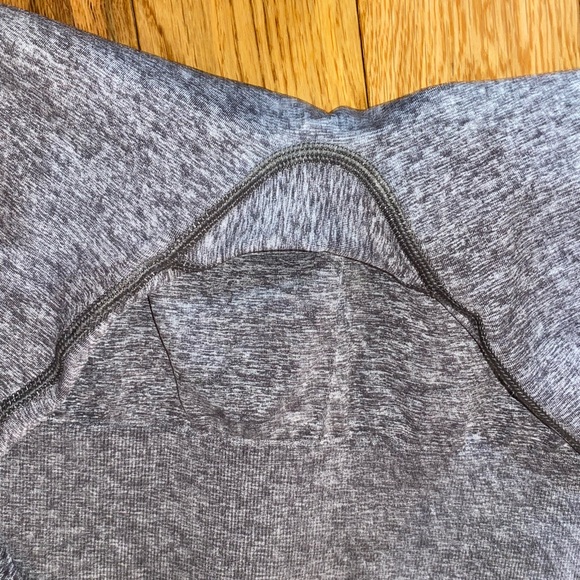 Smokey Grey Marl Vital Seamless Leggings - Picture 3 of 4